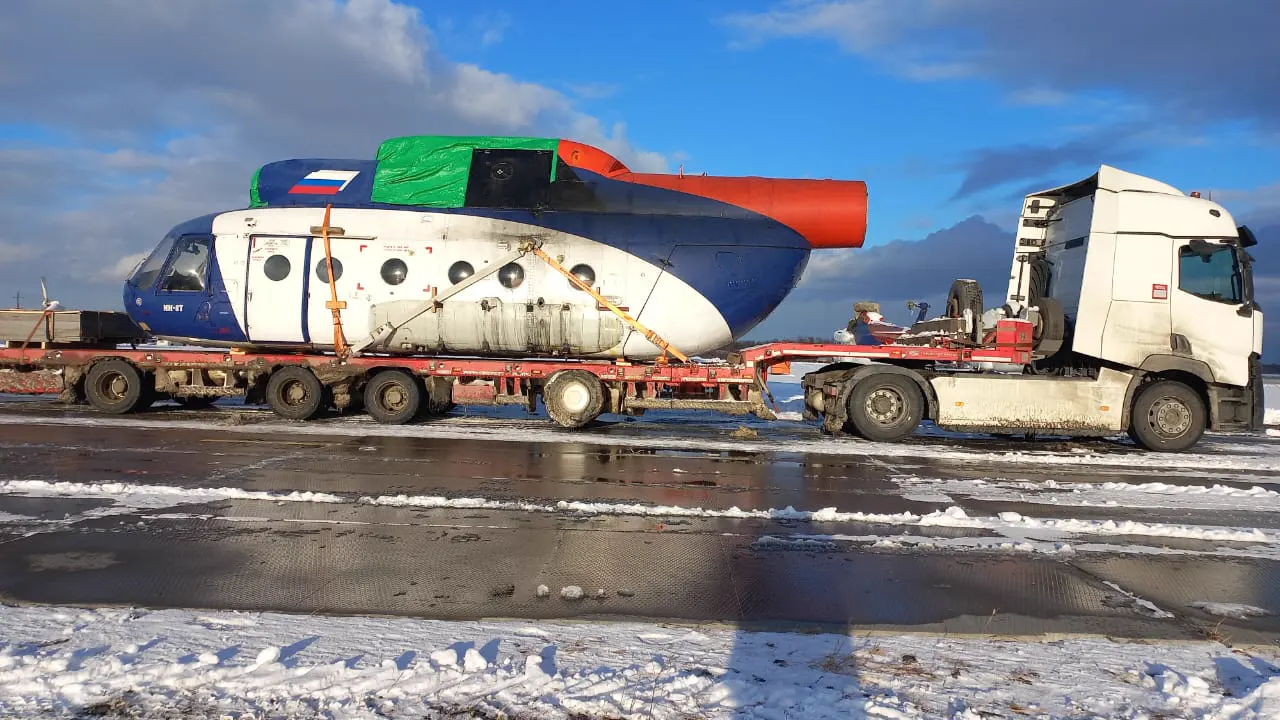 Фото с перевозки негабаритного груза